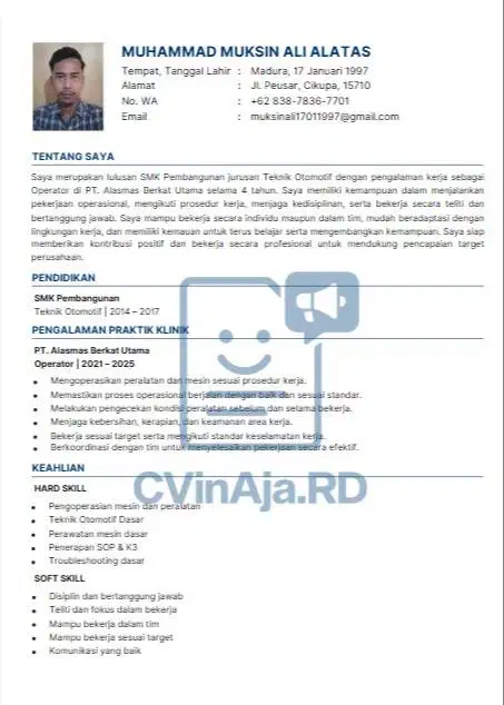 Saya mencari pekerjaan