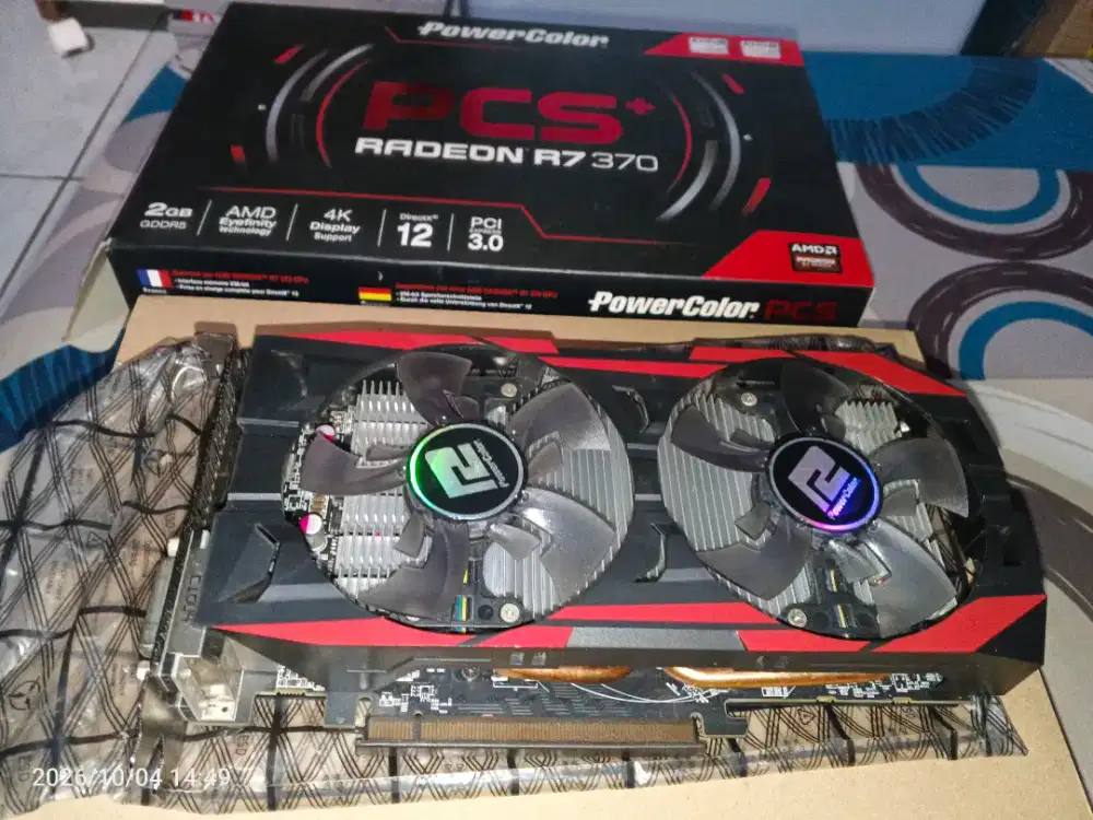 Grafik Card PowerColor Radeon R7 370, 2GB GDDR5