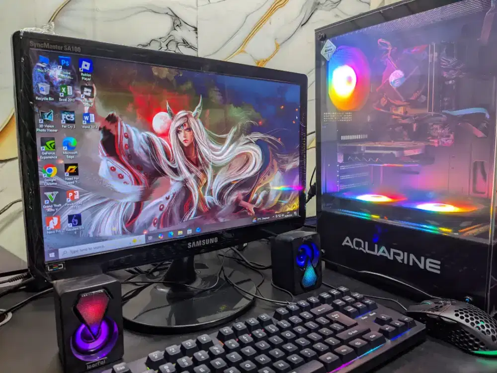PC FULLSET GAMING EDITING BERGARANSI SIAP PAKAI TERMURAH