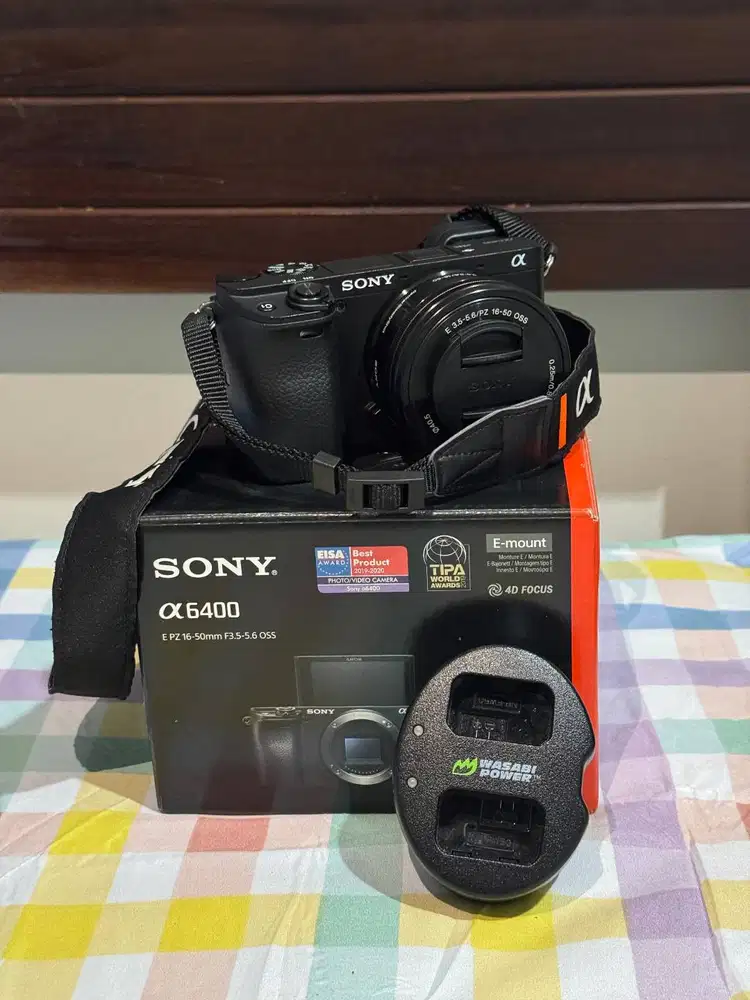 Sony A6400 Kit 16-50mm | SC Hanya 3.598 | Fullset Terawat