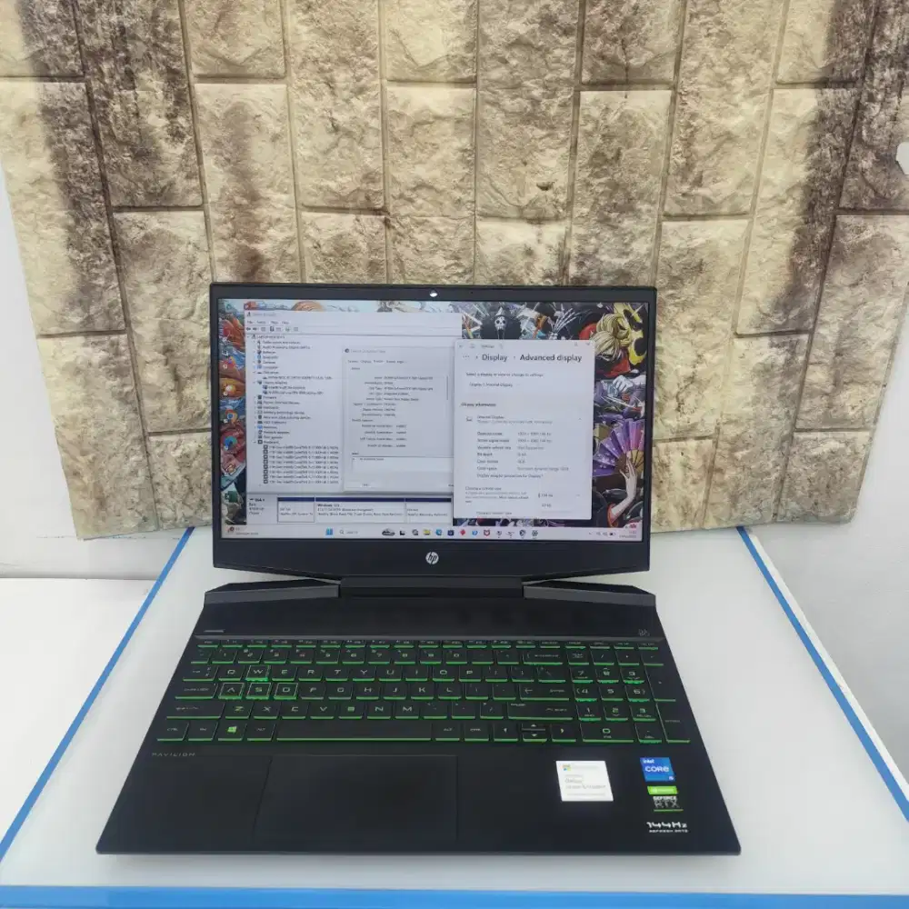 Laptop HP Pavilion Gm 15 Core i5-11300h Ram 8gb Ssd 512gb Rtx 3050
