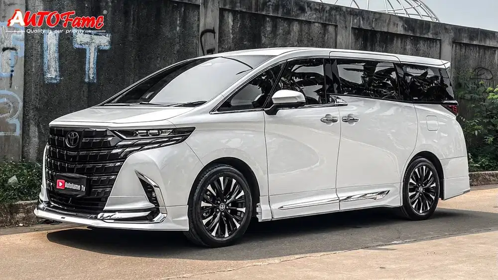 KM4RB Toyota All New Alphard 2.5 G CVT CKD NIK 2024 White On Black