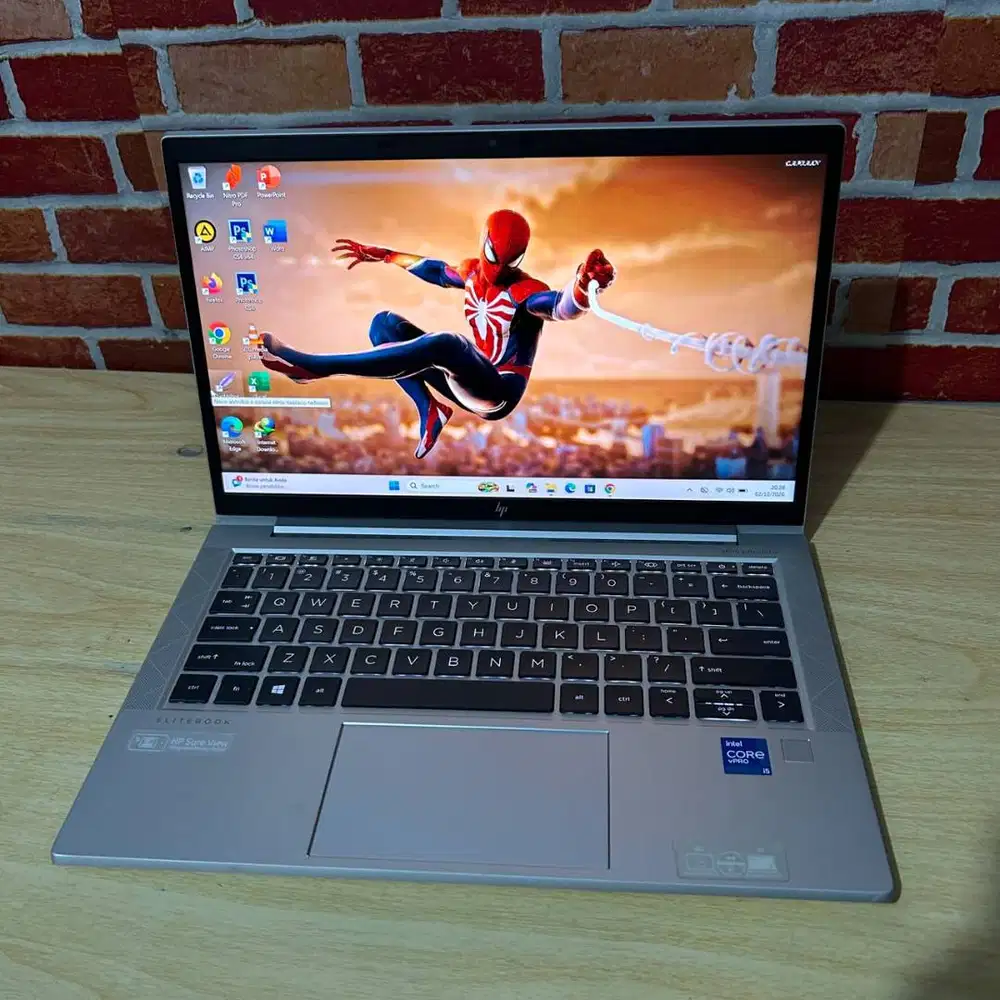 Laptop HP Elitebook Intel Core i5 Gen 11th 16/256 Mulus Backlight Eleg