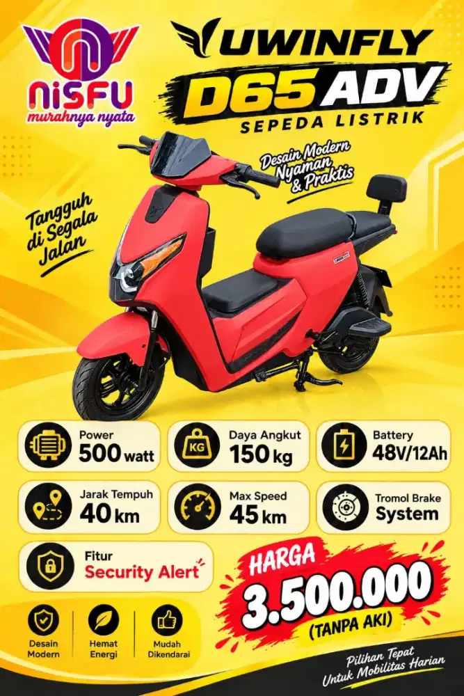 Selis D65 Adv Tanpa aki