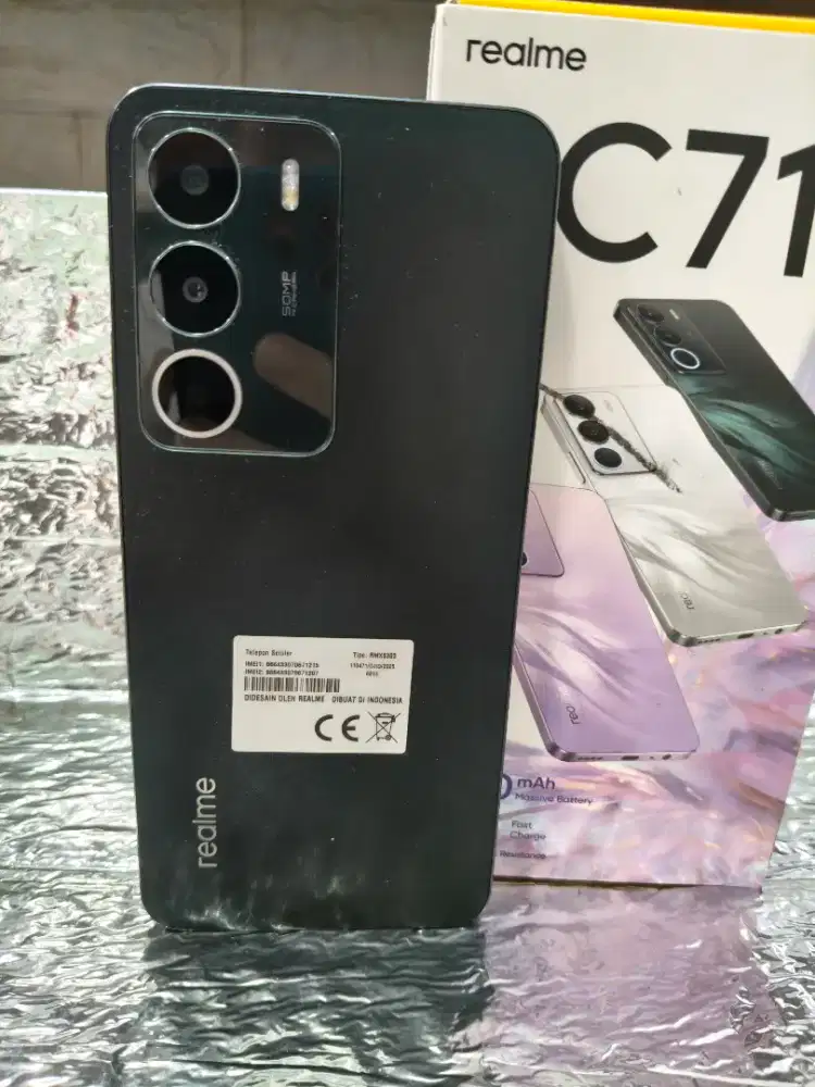 Realme c71 8+16/128 mulus nominus orian lengkap