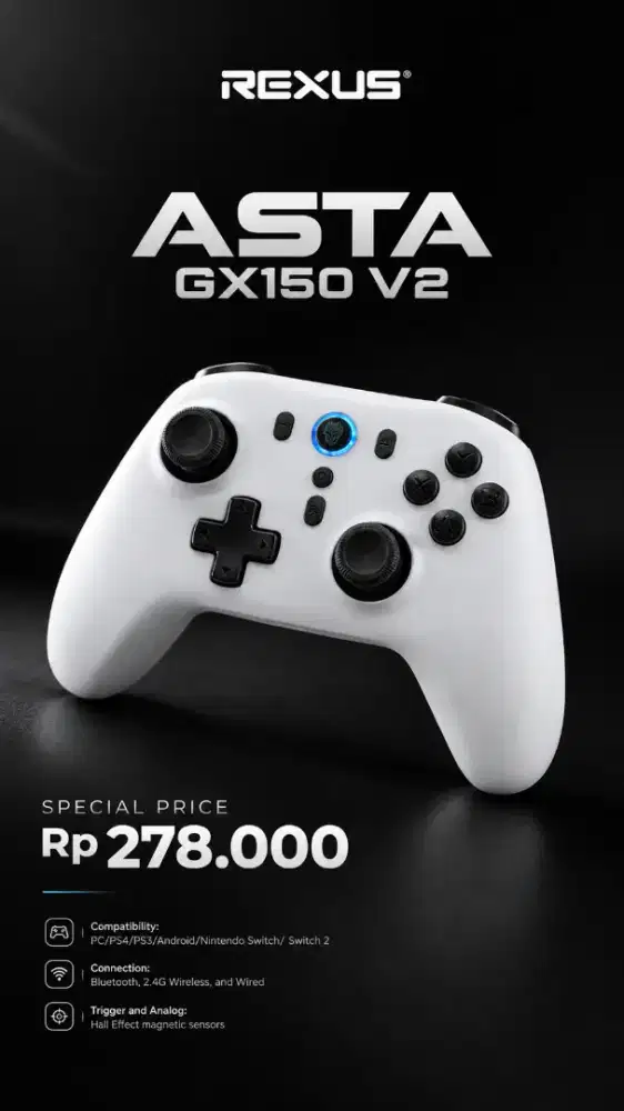 Gamepad wireless rexus ASTA GX150 V2