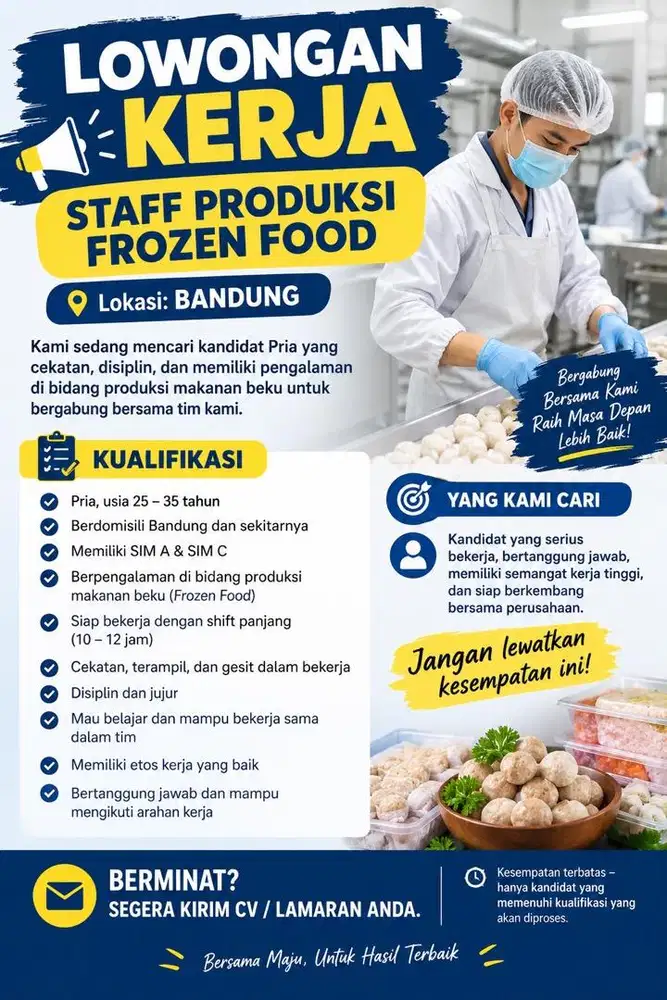 Operator produksi dan logistic