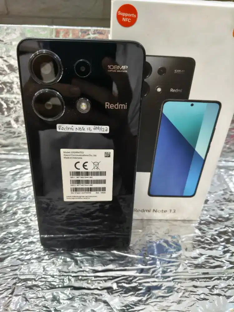 Redmi note 13 8/128 mulus no minus lengkap