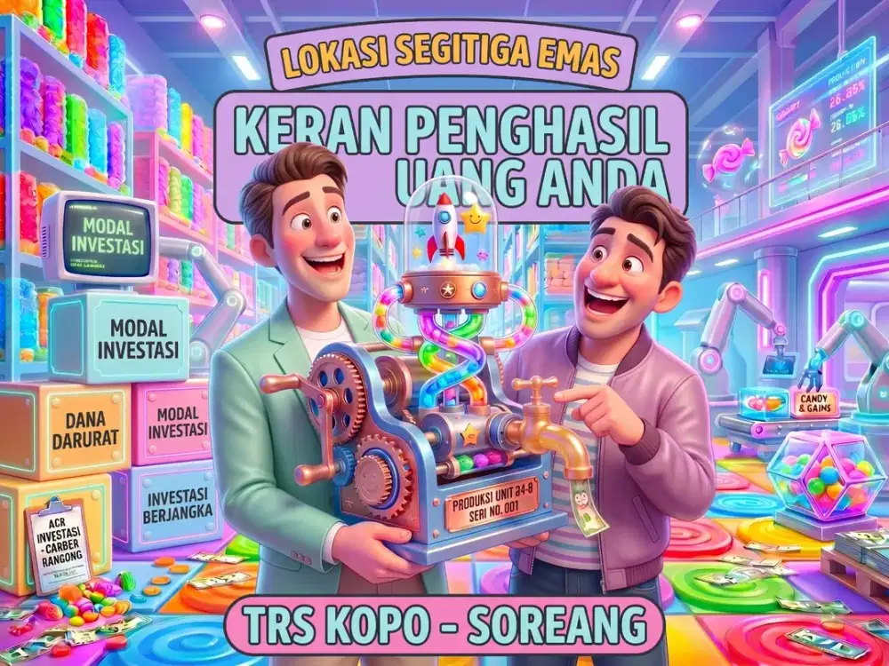 JUAL RUKO BONUS RUMAH DAN GUDANG DI SOREANG, KOPO, KATAPANG, KABUPATEN BANDUNG.