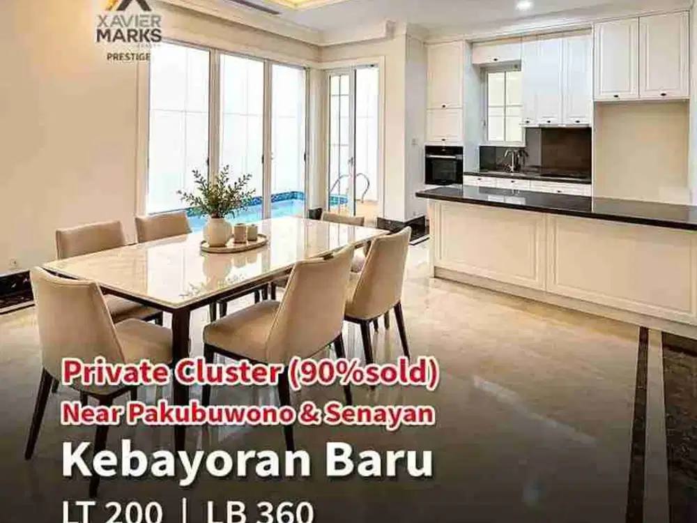 HANYA SISA 1 UNIT! PRIVATE CLUSTER EKSKLUSIF DI KEBAYORAN BARU — DEKAT PAKUBUWONO & SENAYAN