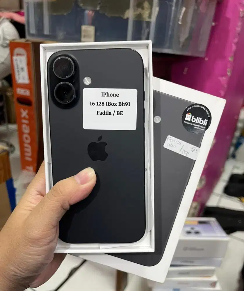 iPhone 16, 128GB, iBox, BLACK
