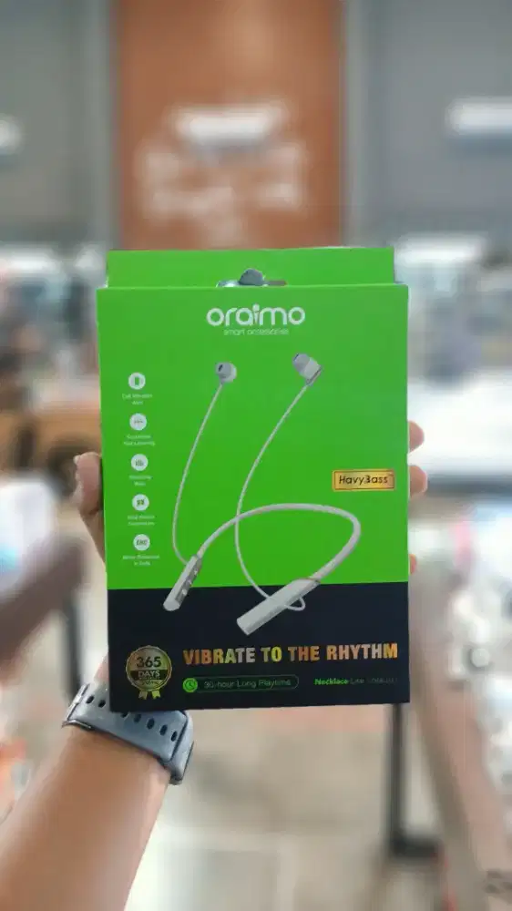 oraimo Bluetooth Wireless Neckband Headset Necklace Lite 30h OEB-311