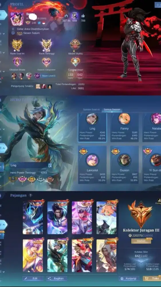 AKUN MOBILE LEGEND KOLJUR III