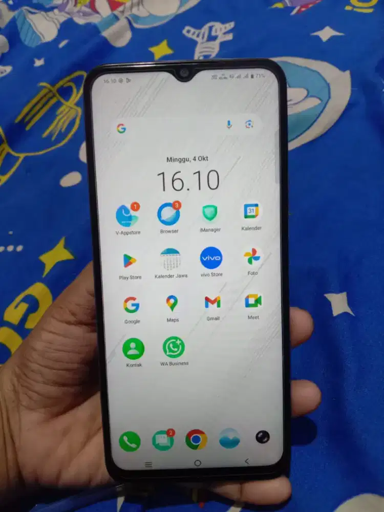 VIVO Y17s RAM 6/128 FULLSHETT NO MINUS