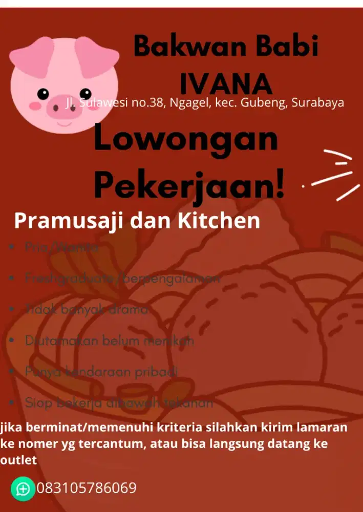 Lowongan kerja resto non halal
