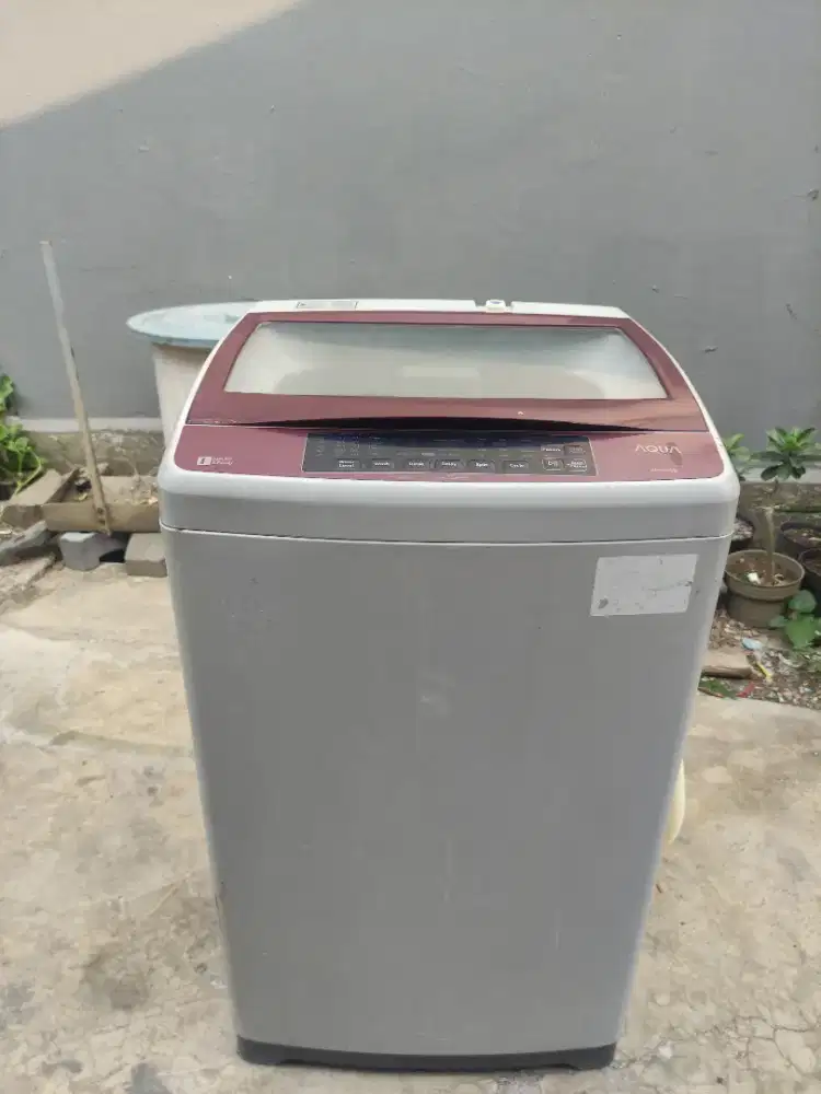 mesin cuci aqua 1 tabung 8 KG