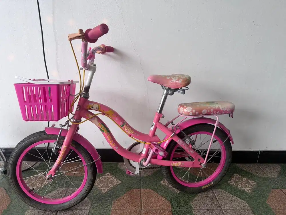 Sepeda wimcycle anak cewek 16 Inch