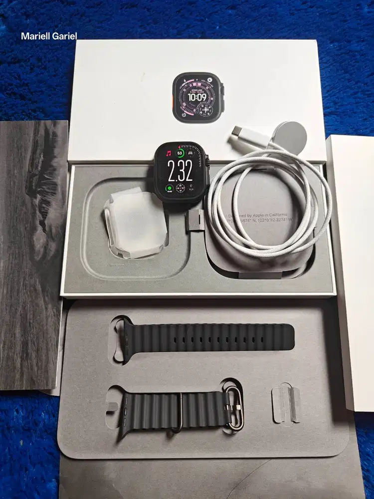 Apple Watch iWatch Ultra 3 Blibli BH 99 Black Titanium 49mm Fullset