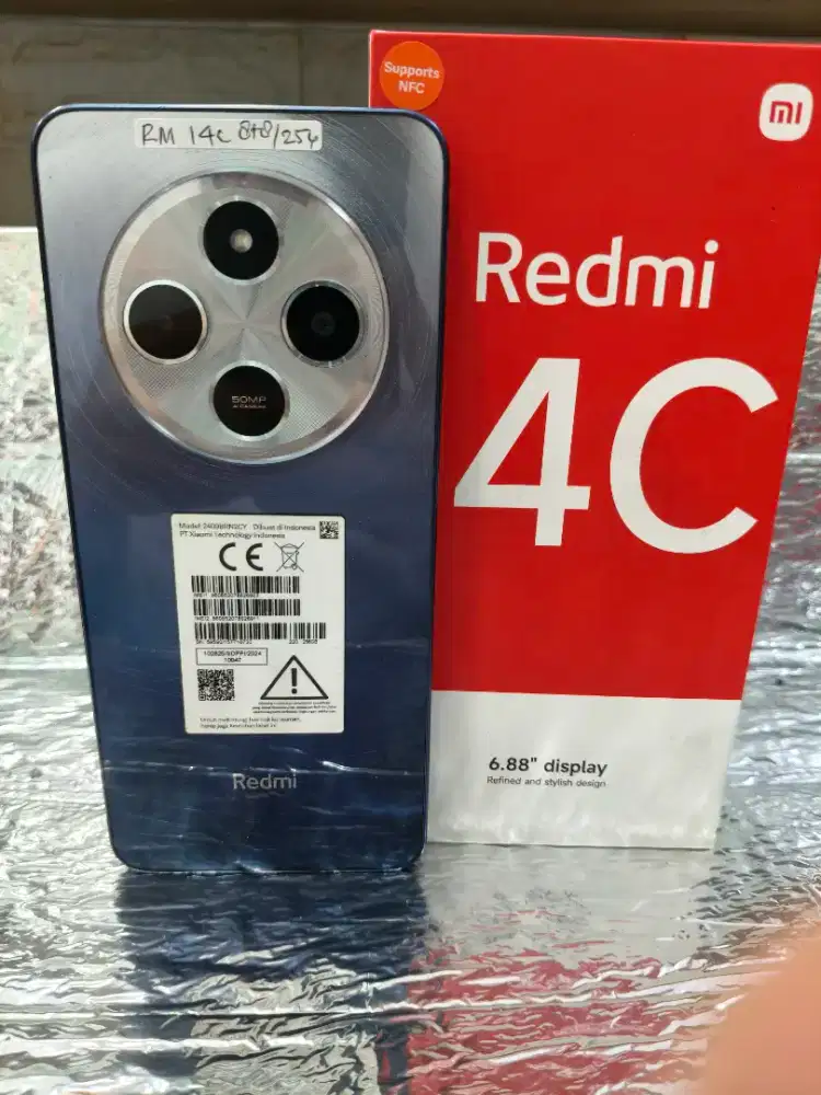 Redmi 14c 8+8/256 mulus no minus lengkap