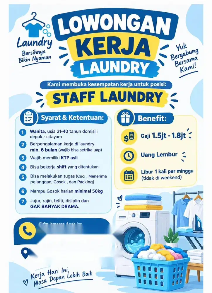 Lowongan Kerja Laundry