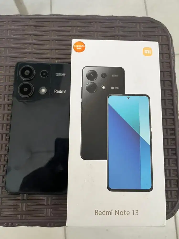 Redmi note 13 8/128 fulset ori bawaan