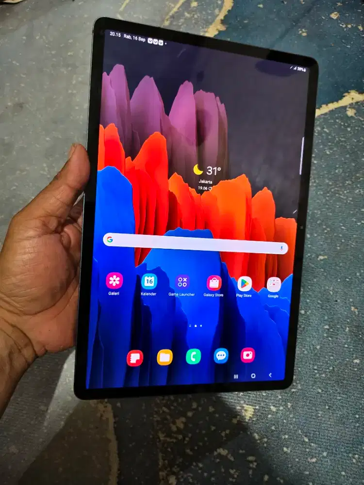 Samsung Tab S7+ 8/256 wificell unit only bisa tt handphone