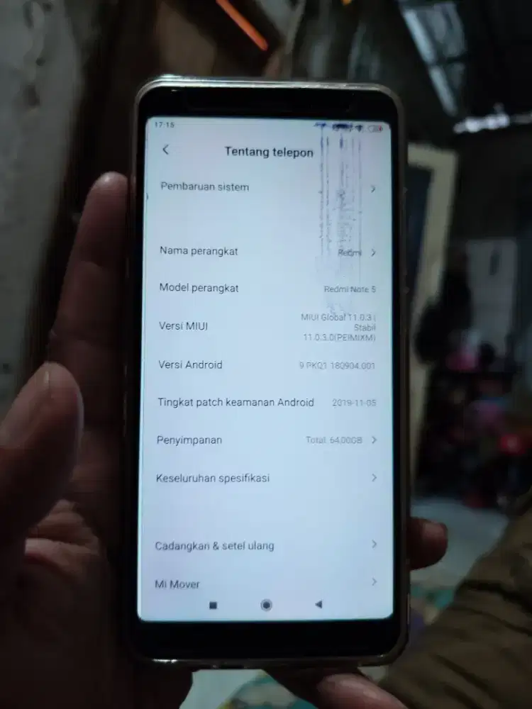 Jual HP Xiaomi Note 5 ram 4/64 Murah