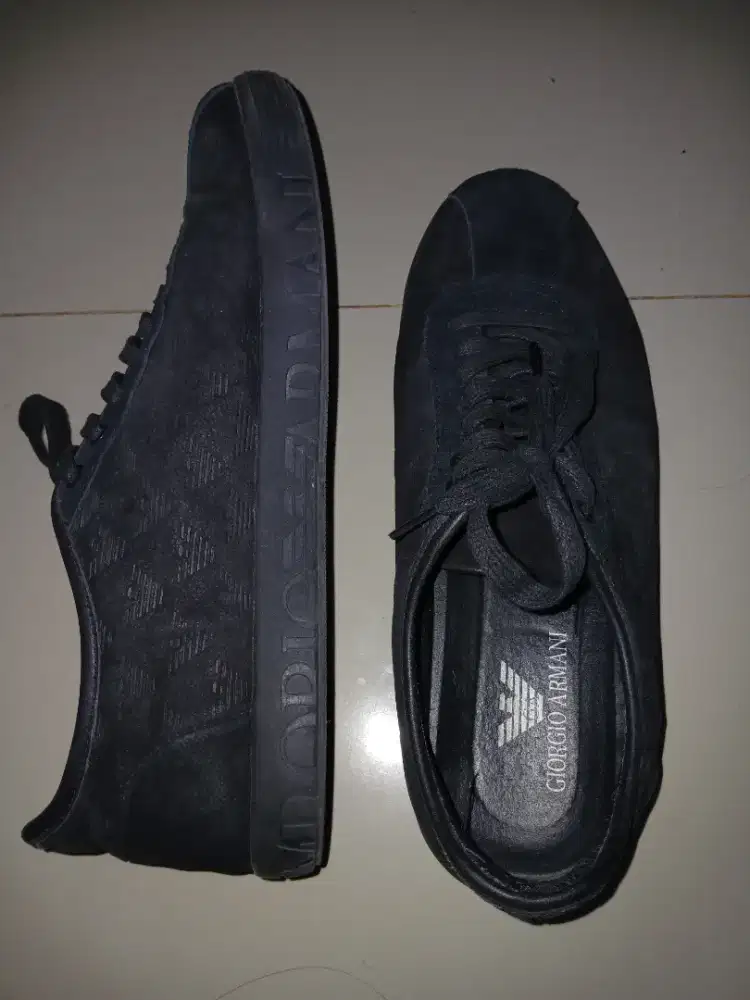 Sepatu armani full black