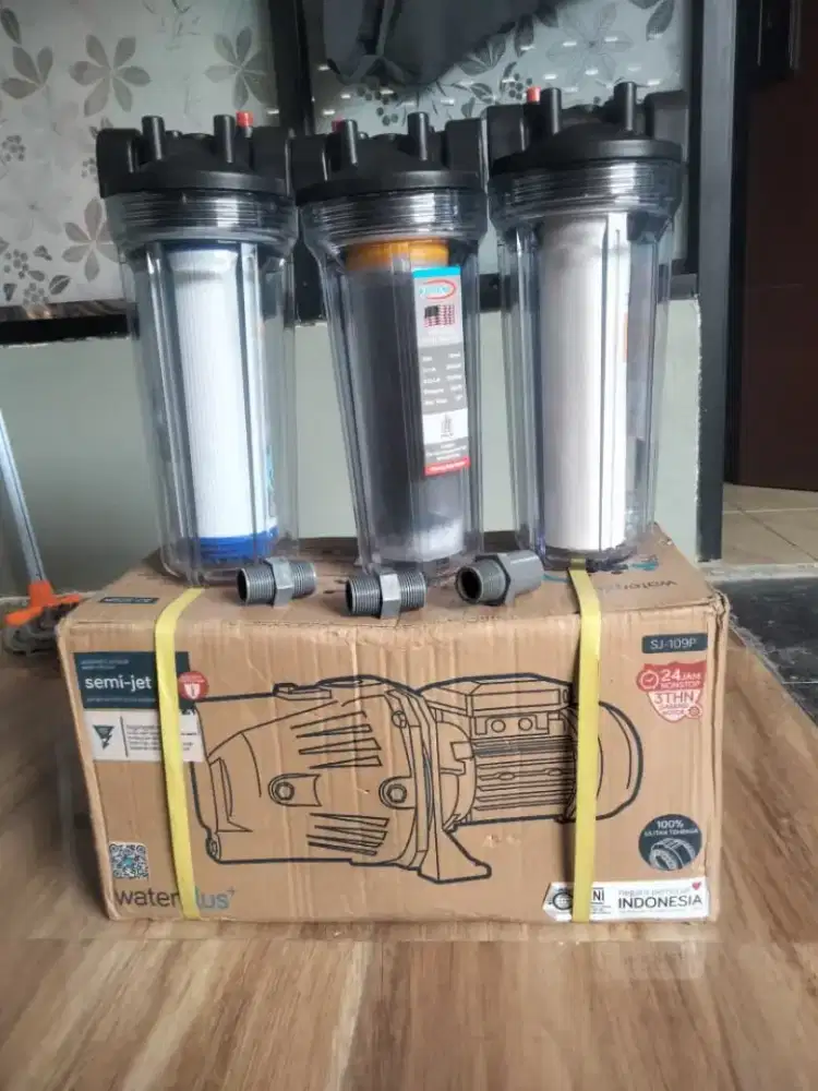 Mesin air semi jet pump+ filter