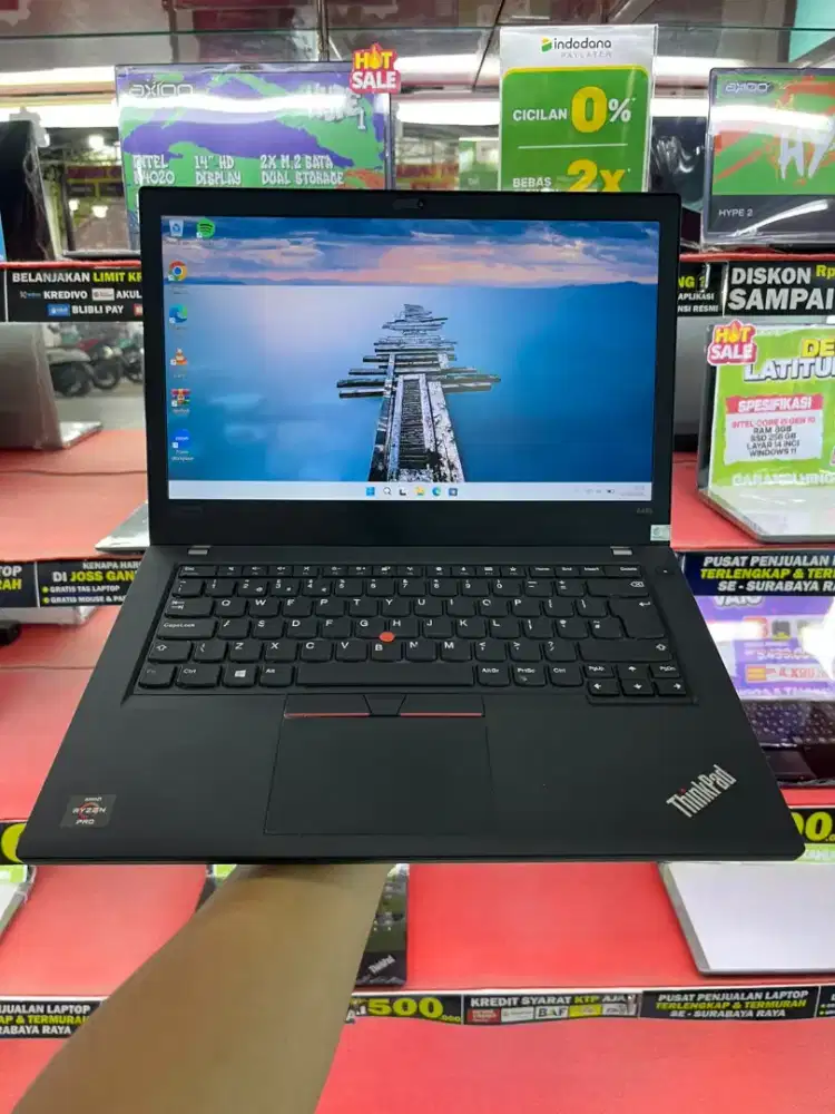 LAPTOP SPEK TINGGI COCOK UNTUK EDITING LENOVO THINKPAD A485