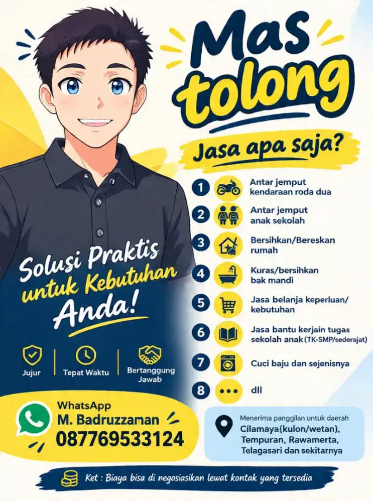 Kerja apa saja yang penting halal