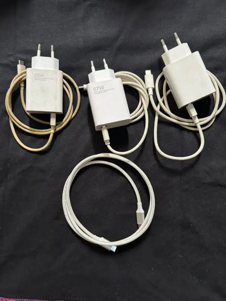 CHARGER / CASAN 33 WATT & 67WATT ORIGINAL CABUTAN XIOMI