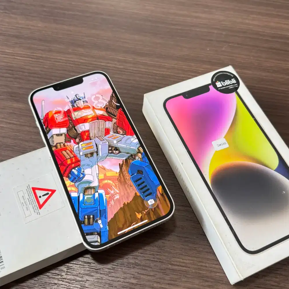 IPhone 14 128GB [ Starlaight ] Garansi Resmi iBox