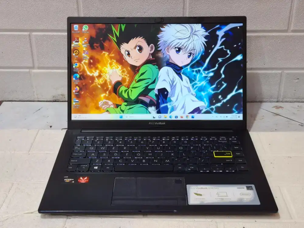 LAPTOP ASUS vivobook X412DA AMD ryzen 5 3500U RAM 8GB SSD 512GB