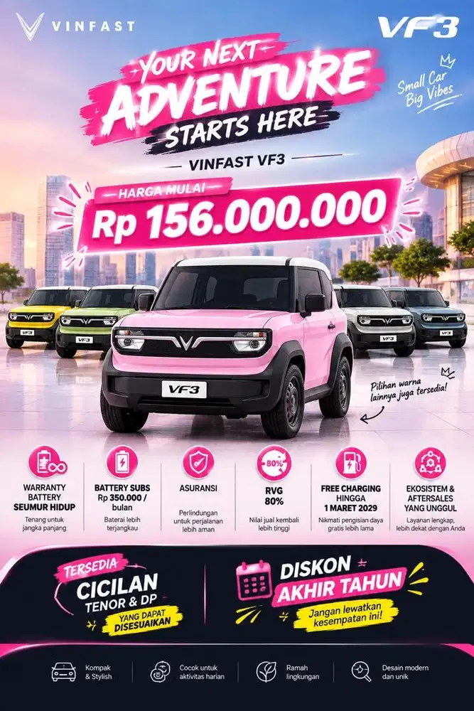 Mobil Listrik Vinfast vf3