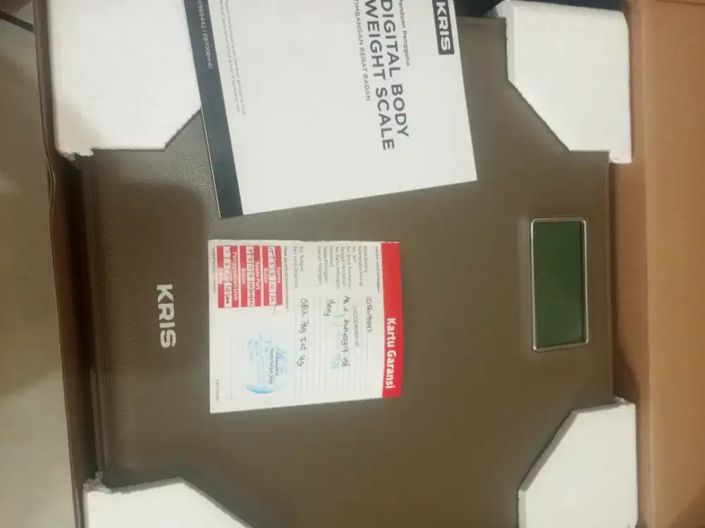 Timbangan badan digital kris, nett harga