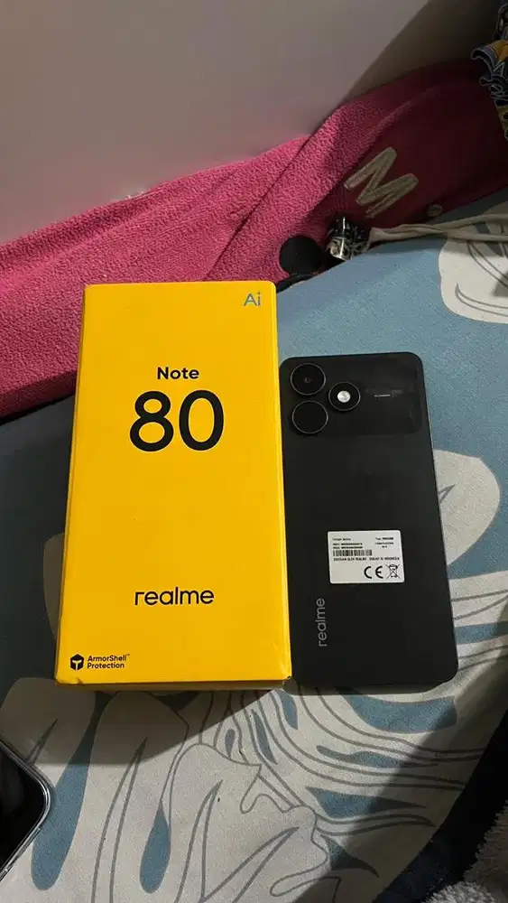 realme note 80 4+8/128 kondisi mulus no minus