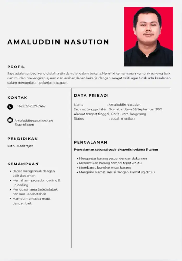 MENCARI PEKERJAAN DRIVER
