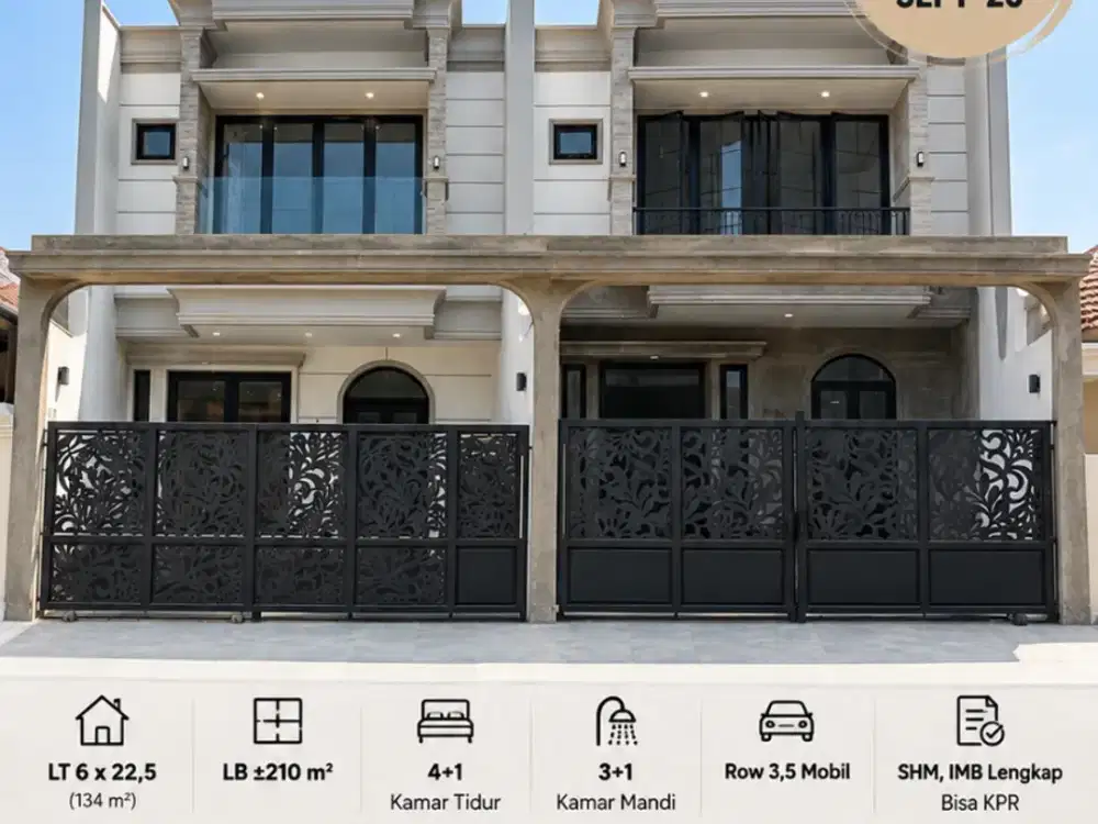 DIJUAL RUMAH BARU  DI SUTOREJO