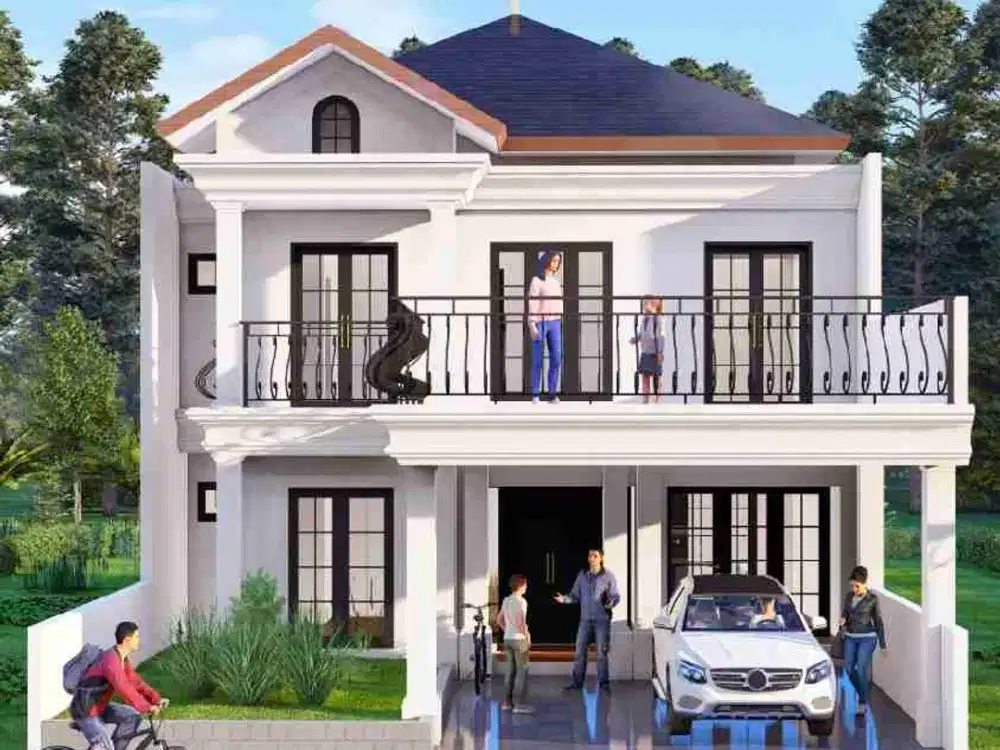 Rumah Murah 2 Lantai Sudah DAK Depan di Cluster Tengah, Dekat Tol!