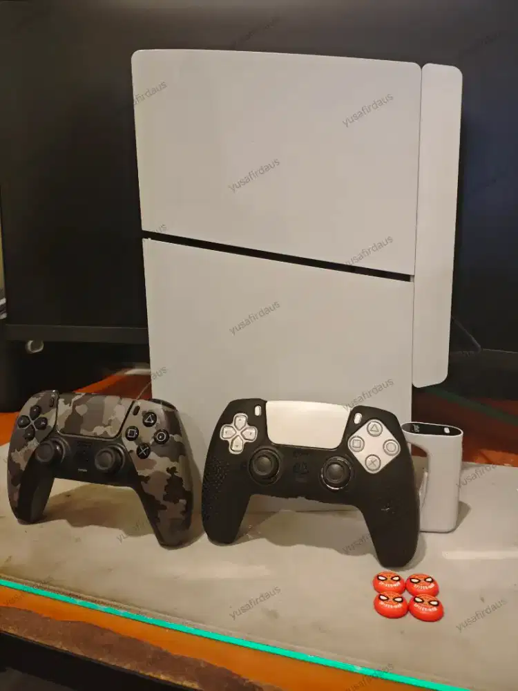 PS 5 Slim Digital 1 Tb Ex Garansi Resmi + Acc