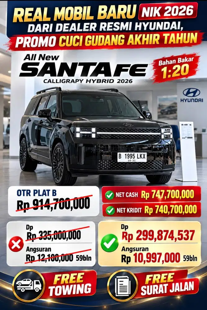 New Sabta Fe Callighrapy Hev 2026 [Type Tertinggi]