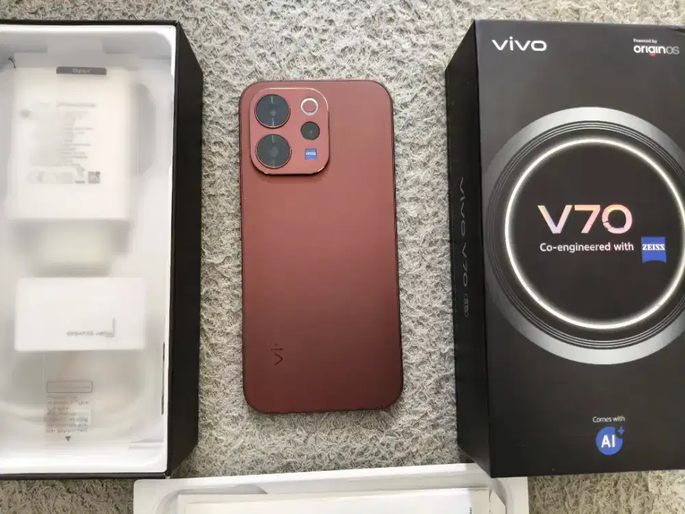Vivo V70 Brown 12/256 GB Garansi Mulus