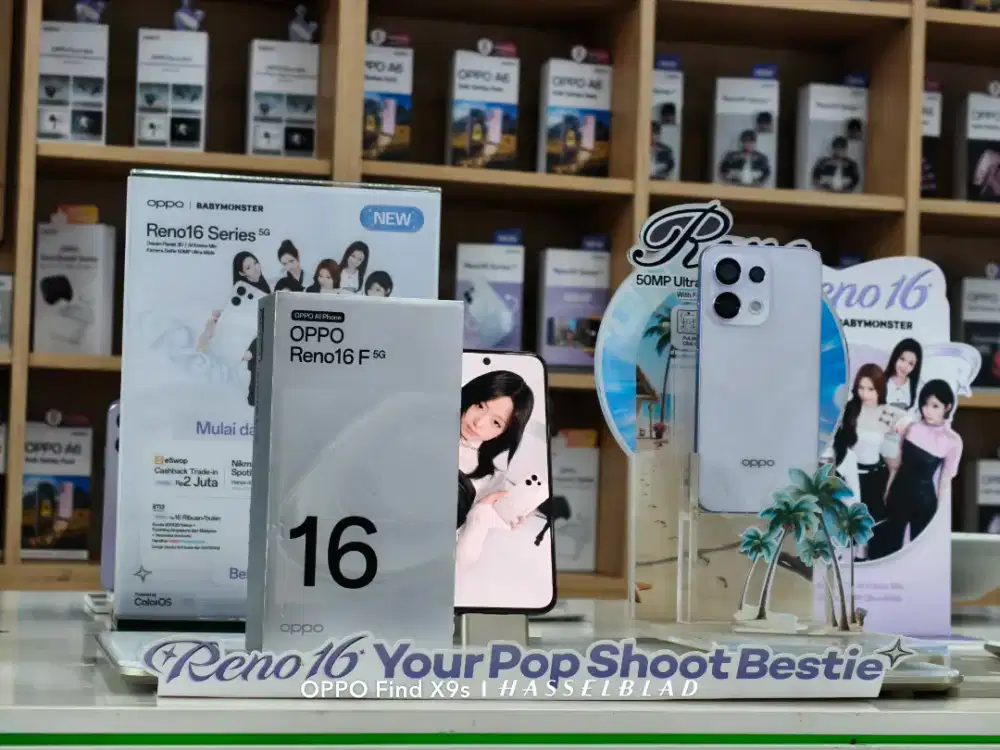 OPPO RENO 16F 5G 8/256, 8/128 TERMURAH