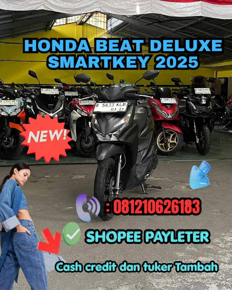 HONDA BEAT DELUXE SMARTKEY 2025 CASH CREDIT