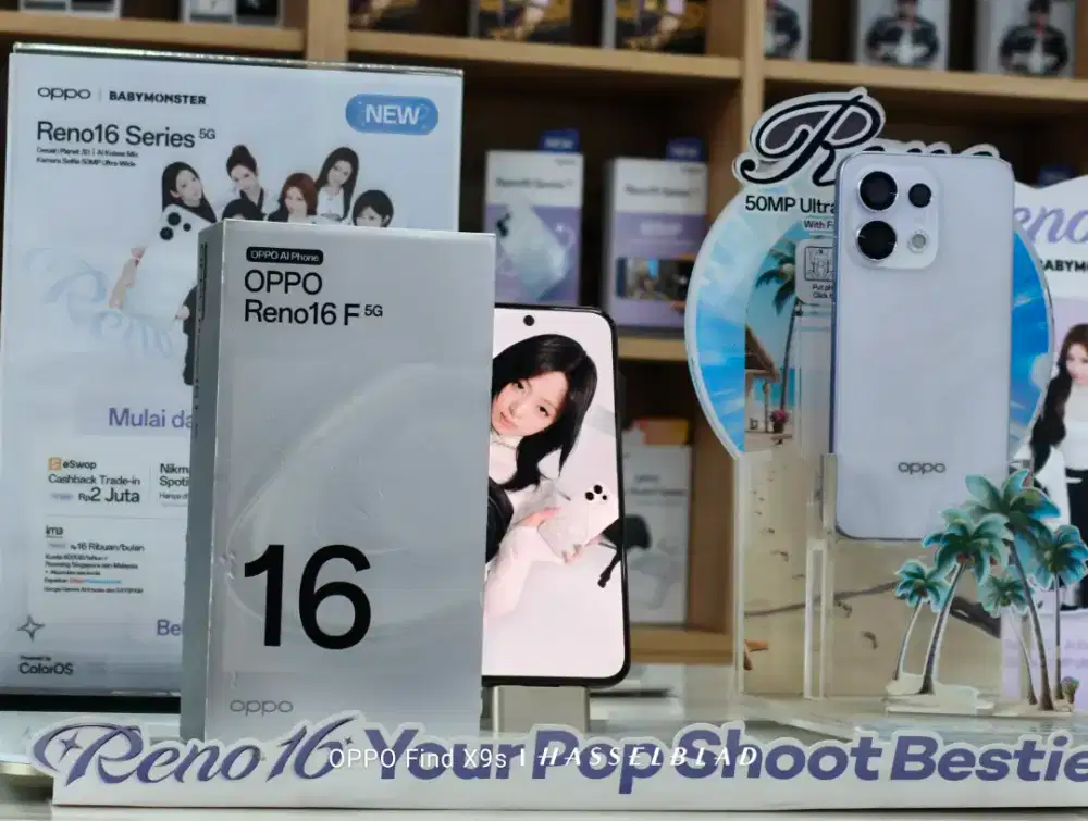 OPPO RENO 16F 5G 8/256, 8/128 PROMO TERMURAH