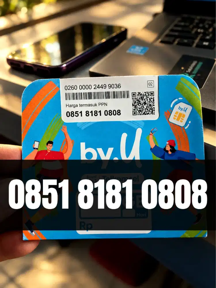 Nomor Cantik Telkomsel By.U Super Rapi dan Istimewa 8181 0808