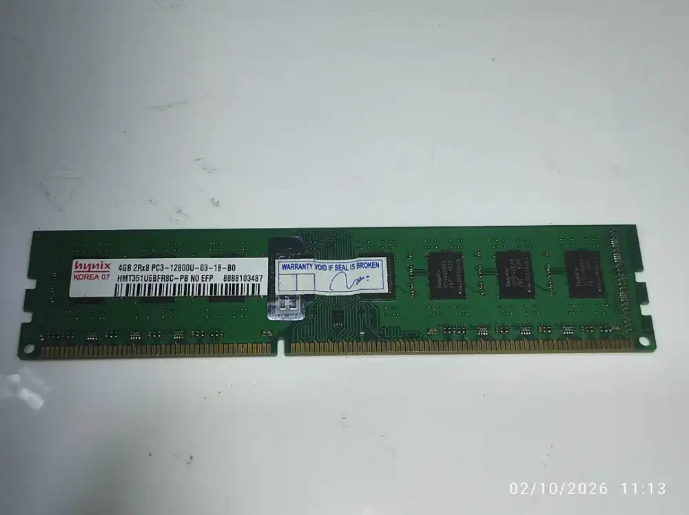 RAM PC Desktop Hynix 4GB DDR3 1600MHz (PC3-12800U) Mulus Normal