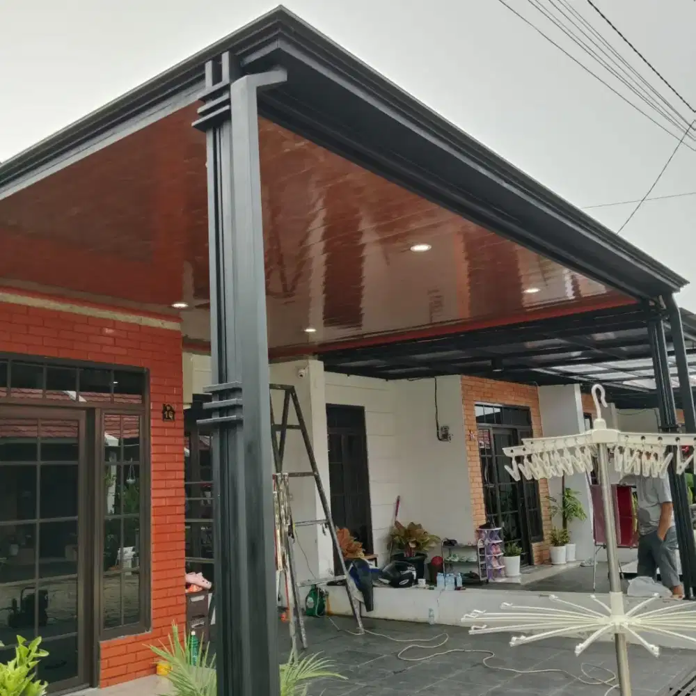 Kanopi atap alderon rs