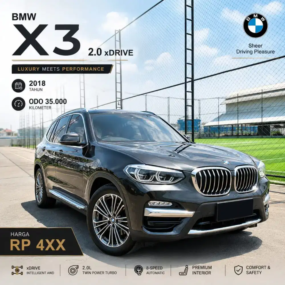 BMW X3 2.0 XLINE XDRIVE 2018